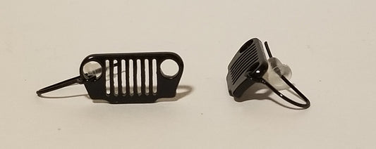 Black Jeep TJ Dangle Earrings — Offroad Collectibles.