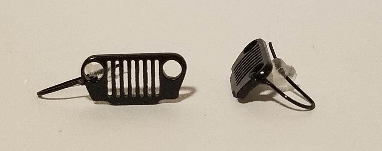 Black Jeep TJ Dangle Earrings