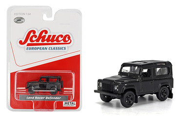 Schuco 1:64 - European Classics - Land Rover Defender (Matte Black)