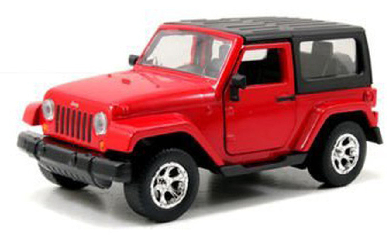 JADA 1:32 JUST TRUCKS - 2014 JEEP WRANGLER Red)