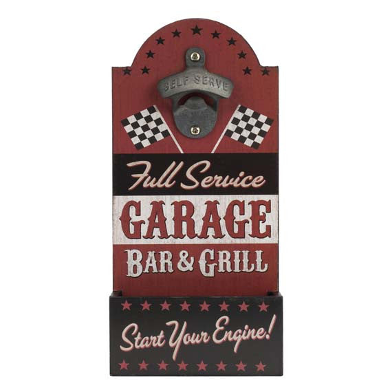 FULL SERVICE GARAGE BOTTLE OPENER