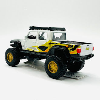 Back view of Jeep Gladiator AF Rebel 1:48 Scale Diecast Model -Offroad Collectibles