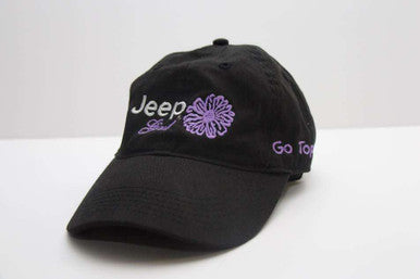 Jeep Clothing, CP5101 - Jeep Girl Cap - Black — Offroad Collectibles.