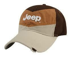 JEEP TRI-TONE BROWN JEEP HAT