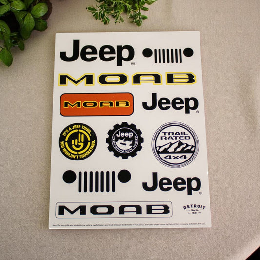 Sticker Sheet - Jeep® MOAB