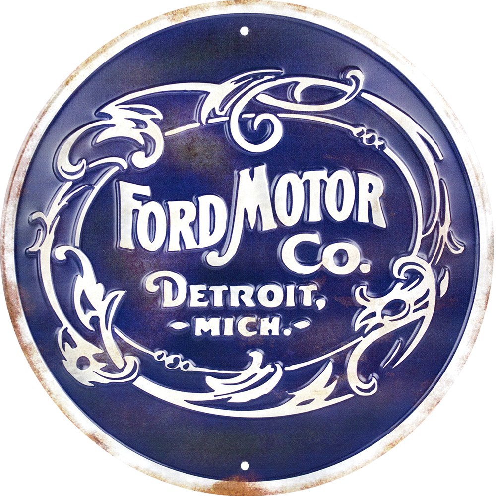 Metal Sign - Ford Motor Company Vintage Logo