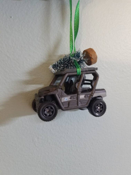Jurassic World ATV Christmas Ornament