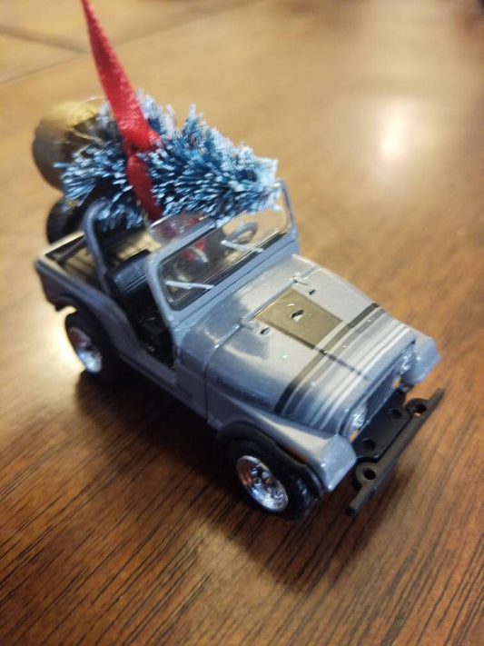 Jeep CJ5 Christmas Tree Ornament
