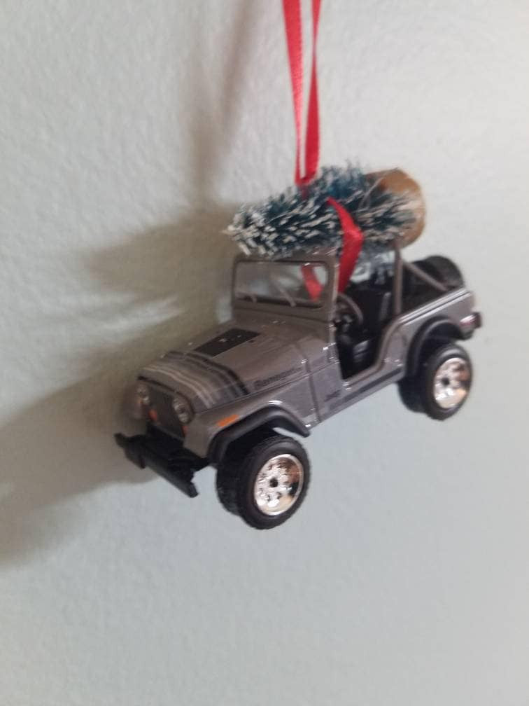Jeep CJ5 Christmas Tree Ornament