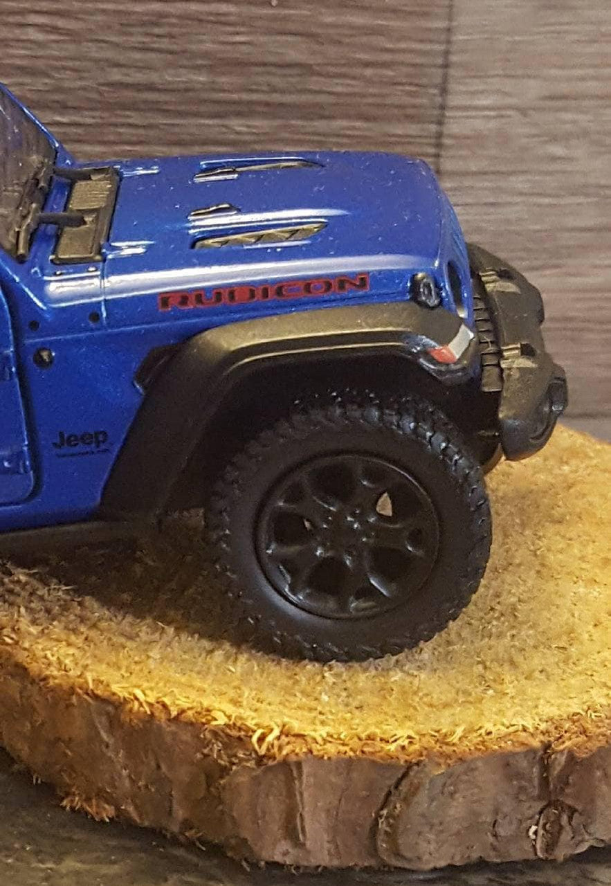 Blue Jeep Wrangler JL Rubicon Christmas Tree Ornament – Gift for Enthusiasts