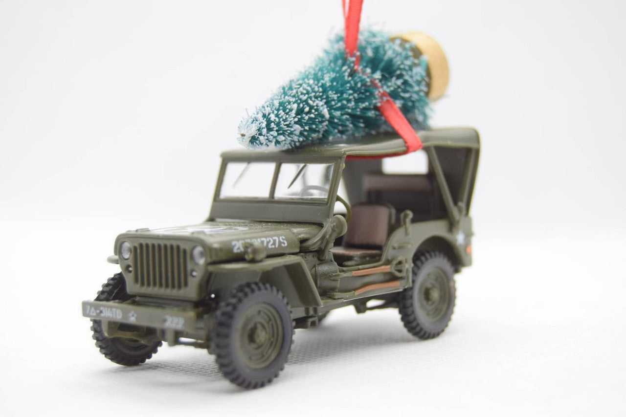 Jeep Willys Christmas Ornament