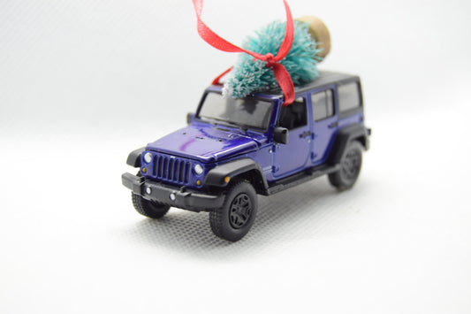 Jeep Wrangler Unlimited JKU with Tree Ornament