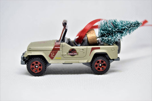 Jeep Wrangler JP12 Jurassic Park Ornament