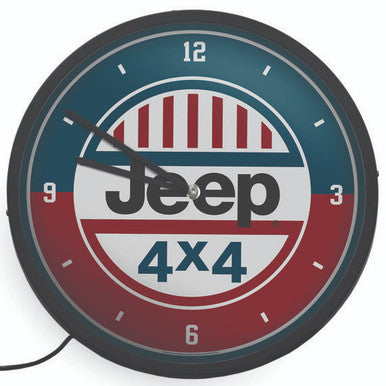 Jeep 4x4 Grille Backlit Clock