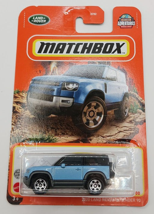 Matchbox 2020 Land Rover Defender 90 (Light Blue) 1:64 Scale