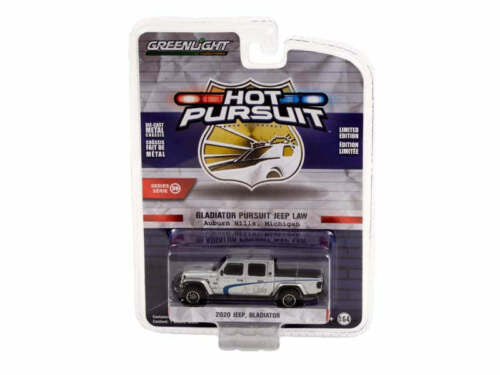 2020 Jeep Gladiator - Gladiator Pursuit Jeep Law 1:64 Model - Greenlight 42970F