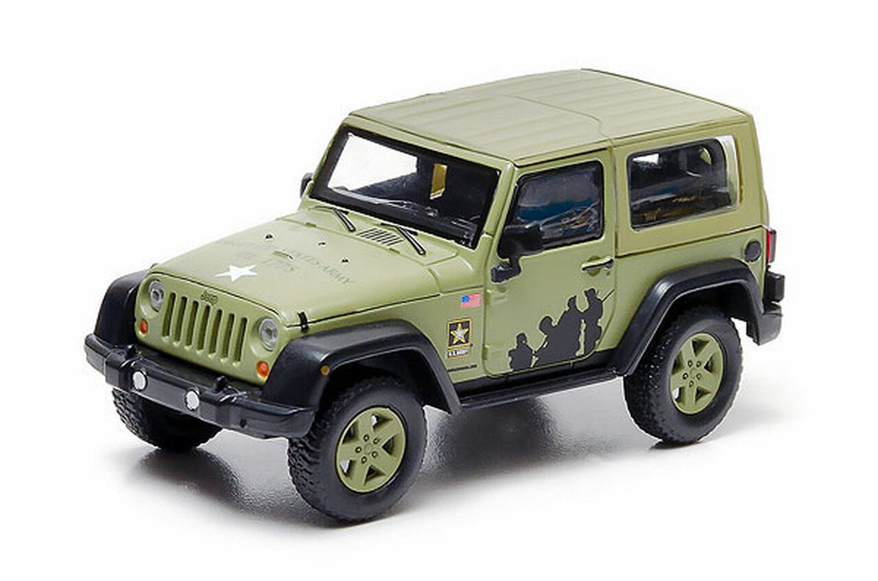 GREENLIGHT 1:43 2012 JEEP WRANGLER - U.S. ARMY