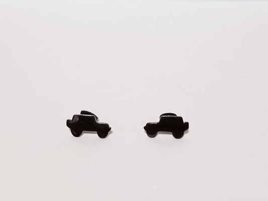 Black Jeep Style Silhouette Earrings — Offroad Collectibles.