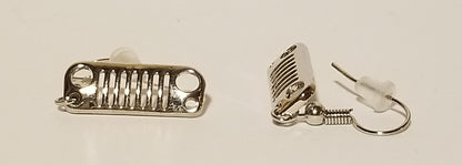 Silver Jeep JK Dangle Earrings