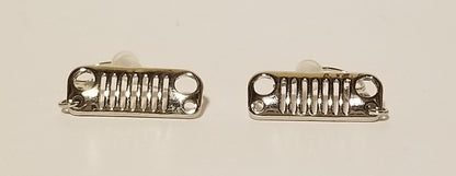 Silver Jeep JK Dangle Earrings