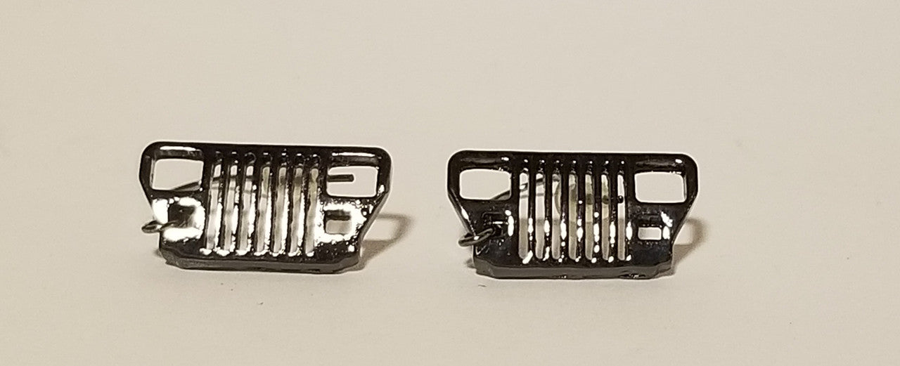 Silver Jeep YJ Dangle Earrings