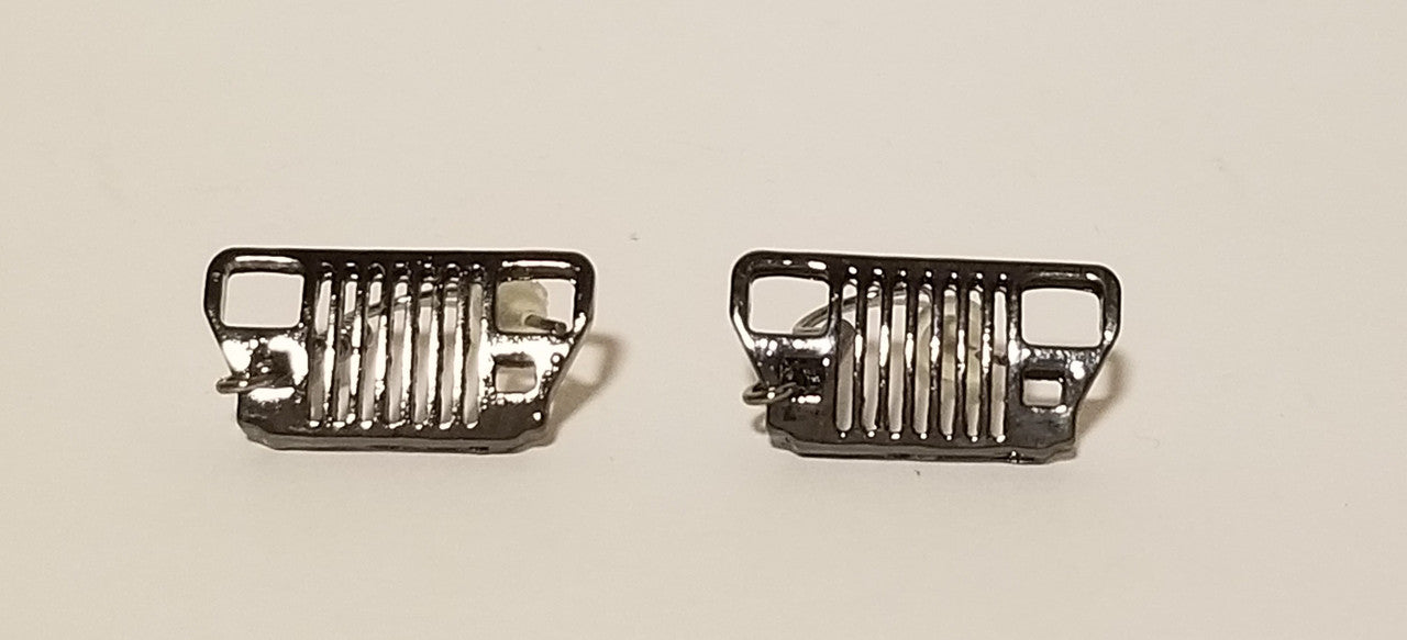 Gunmetal Jeep YJ Dangle Earrings