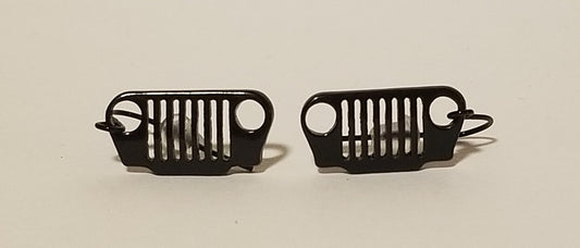 Black Jeep TJ Dangle Earrings — Offroad Collectibles.