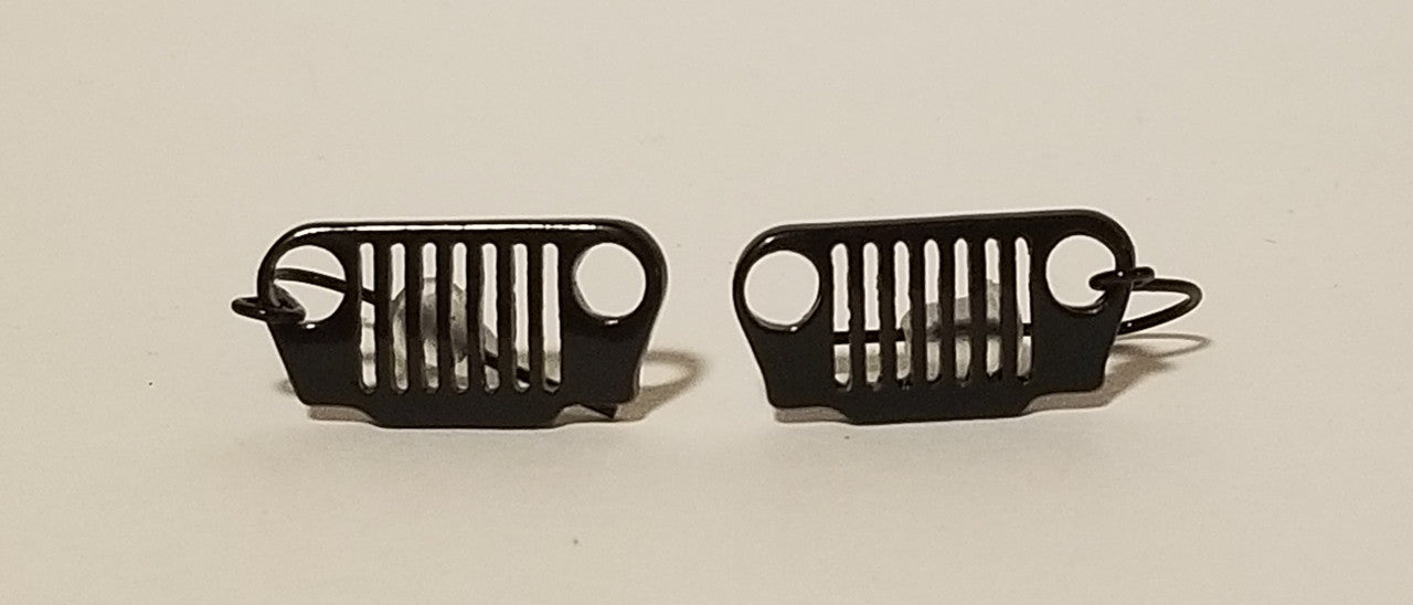 Black Jeep TJ Dangle Earrings