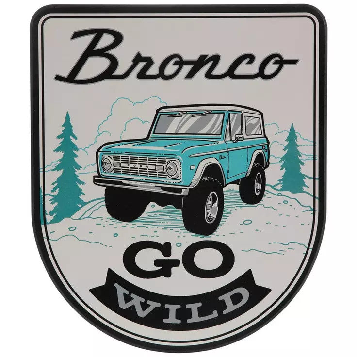 Bronco Go Wild Wood Wall Decor