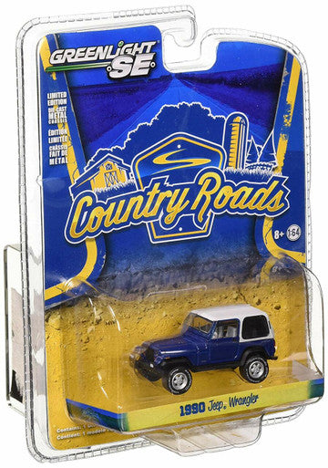 GREENLIGHT 1:64 COUNTRY ROADS SERIES 14 - 1990 JEEP WRANGLER YJ
