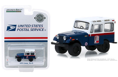 Greenlight 30070 1974 DJ-5 U.S. Mail Civil Defense Mail Service (Hobby Exclusive) 1/64 Scale By Brand GreenLight Hobby Exclusive