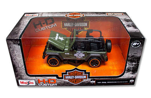 Maisto 1:24 Jeep Wrangler Rubicon – Harley Davidson — Offroad Collectibles.