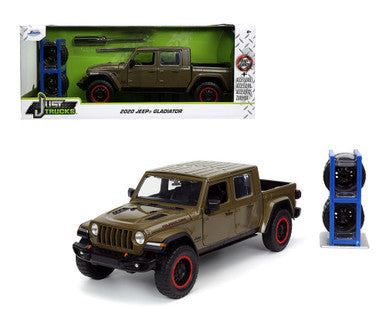 Jada 1:24 2020 Jeep Gladiator (Green) – Just Trucks with Rack & Wheels — Offroad Collectibles.