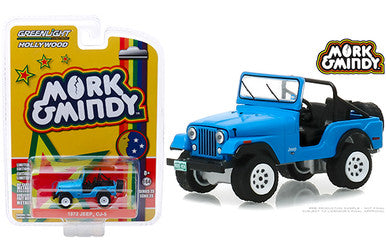 Greenlight 1:64 Series 23 - Mork & Mindy - 1972 Jeep CJ-5 (Blue)