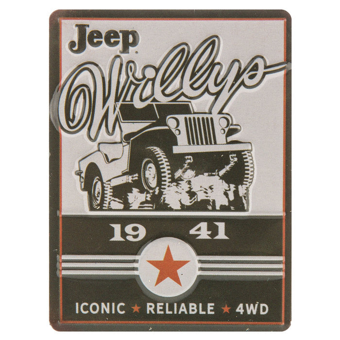 Jeep Willys 1941 Magnet — Offroad Collectibles.
