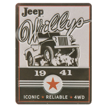 Jeep Willys 1941 Magnet — Offroad Collectibles.