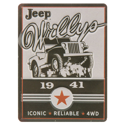 Jeep Willys 1941 Magnet — Offroad Collectibles.