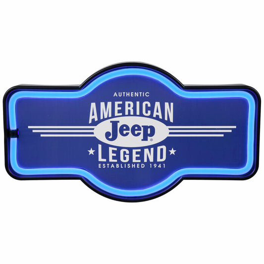 Light Up Jeep Sign Wall Decor — Offroad Collectibles.
