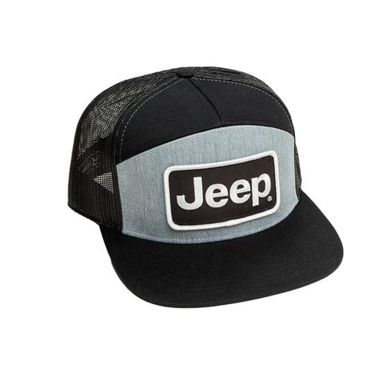 Hat - Jeep 7 Panel Flatbill Snapback Patch-FINAL SALE — Offroad Collectibles.