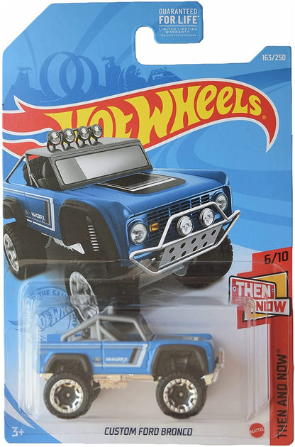 2021 Hot Wheels #163/250 CUSTOM FORD BRONCOThen & Now Blue