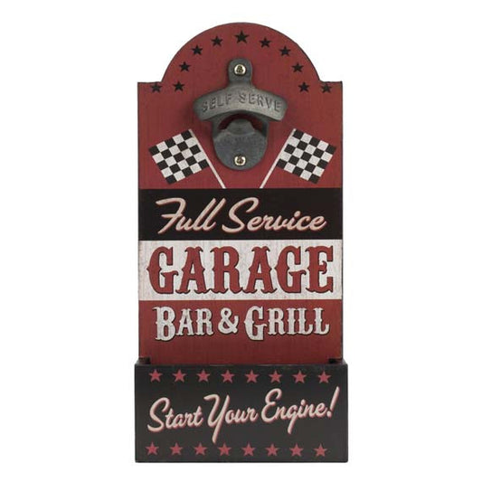 FULL SERVICE GARAGE BOTTLE OPENER