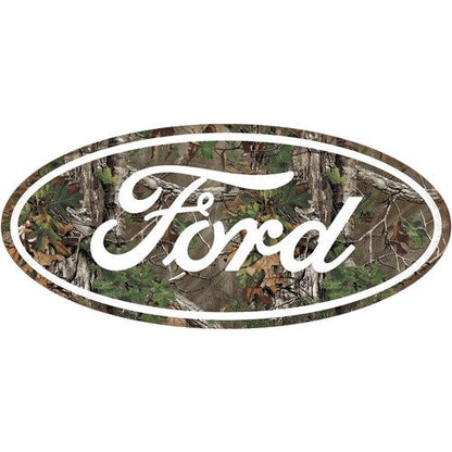 FORD CAMO EMBOSSED TIN SIGN