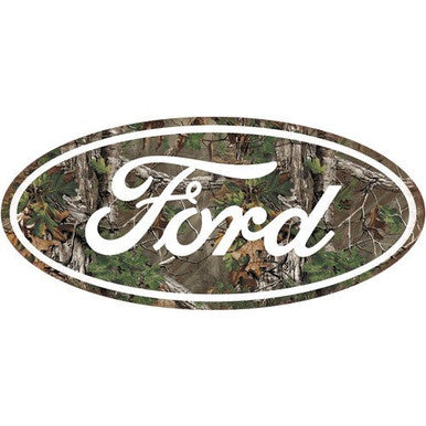 FORD CAMO EMBOSSED TIN SIGN