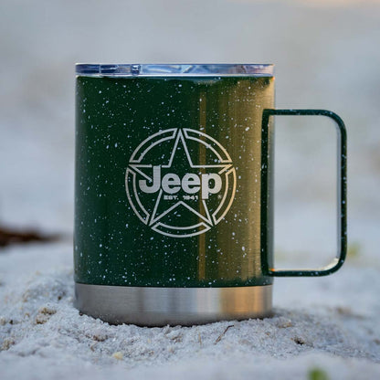 Star with Jeep side of green collectors mugh 10oz