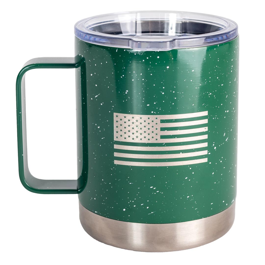 American Flag side of Jeep Coffee Mug