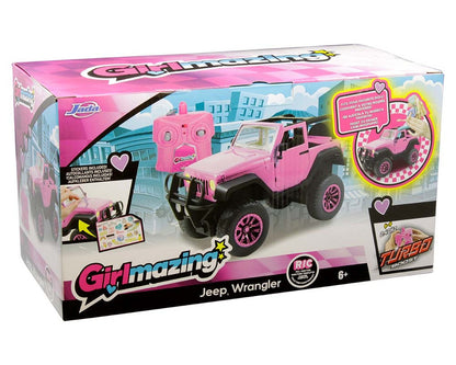 Jada Radio Control 1:16 Girlmazing 2014 Jeep Wrangler (Pink)