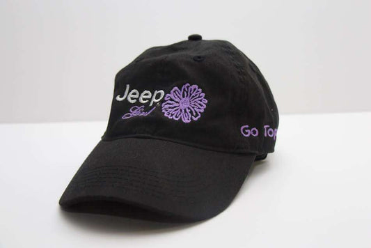 Jeep Clothing, CP5101 - Jeep Girl Cap - Black — Offroad Collectibles.