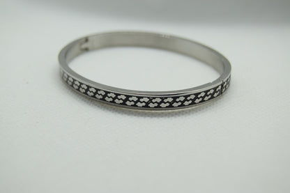Silver Hinged Jeep Bracelet