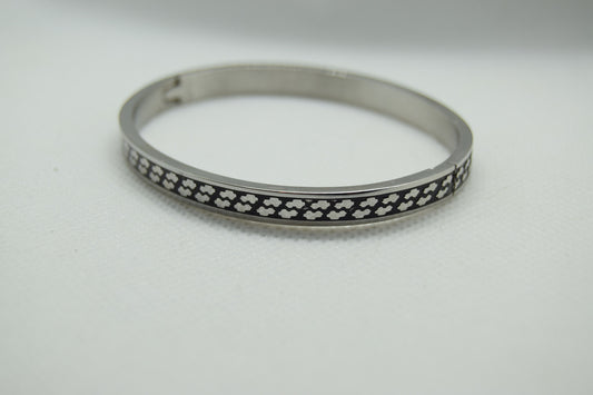 Silver Hinged Jeep Bracelet