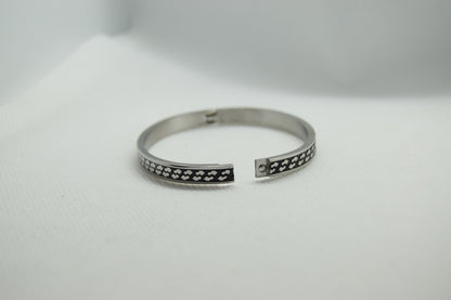 Silver Hinged Jeep Bracelet